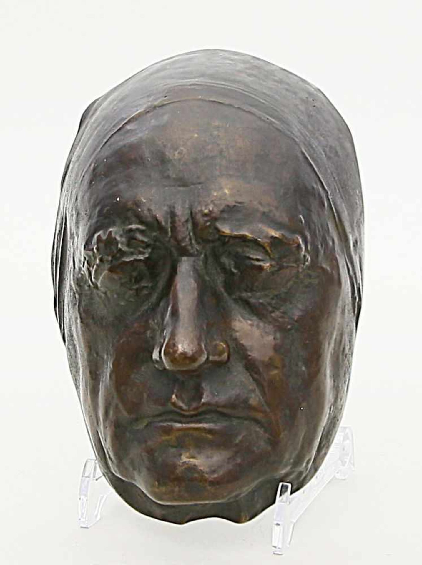 Weißer, Karl Gottlob (1779-1815), nachNach der Lebendmaske von Goethe aus dem Jahr 1807. Bronze,
