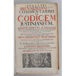 Brunnemann, Johann"Commentarius in Codicem Justinianeum, qvo singulae leges et authenticae