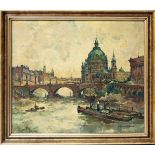 Graf, Gerhard (1883 Berlin - Stockholm 1958)"Dom Berlin", so verso betitelt und bez. Öl/Lwd. re.