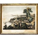 Berliner Leiste (frühes 19. Jh.).Profilierte Leiste mit Waschvergoldung. L. best. Falzmaß 31x 38,5