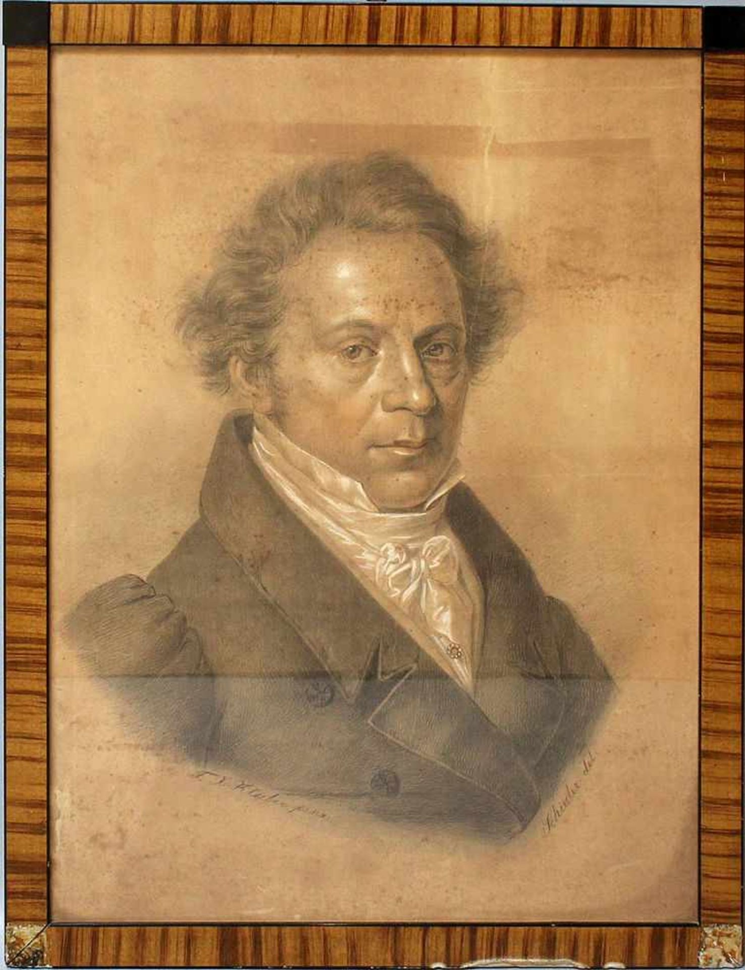Biedermeier-Künstler (19. Jh.)Herrenportrait nach Franz Xaver Kleiber (1794 München 1872).