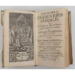 Stryk, Samuel"Examen Juris Feudalis, Ex Novissimis ejus Interpretibus in gratiam Auditorum