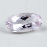 Natürlicher Morganit, 5,2 ct.Oval facettiert.