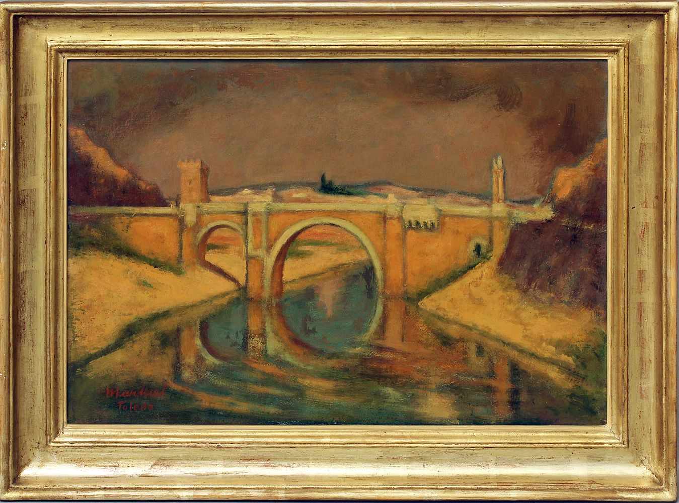 Markiel, Jacques (1911 Lodz - Paris 2008)"Toledo", so li. u. bez. Öl/Holz, li. u. sign. Ca. 38,5x 55