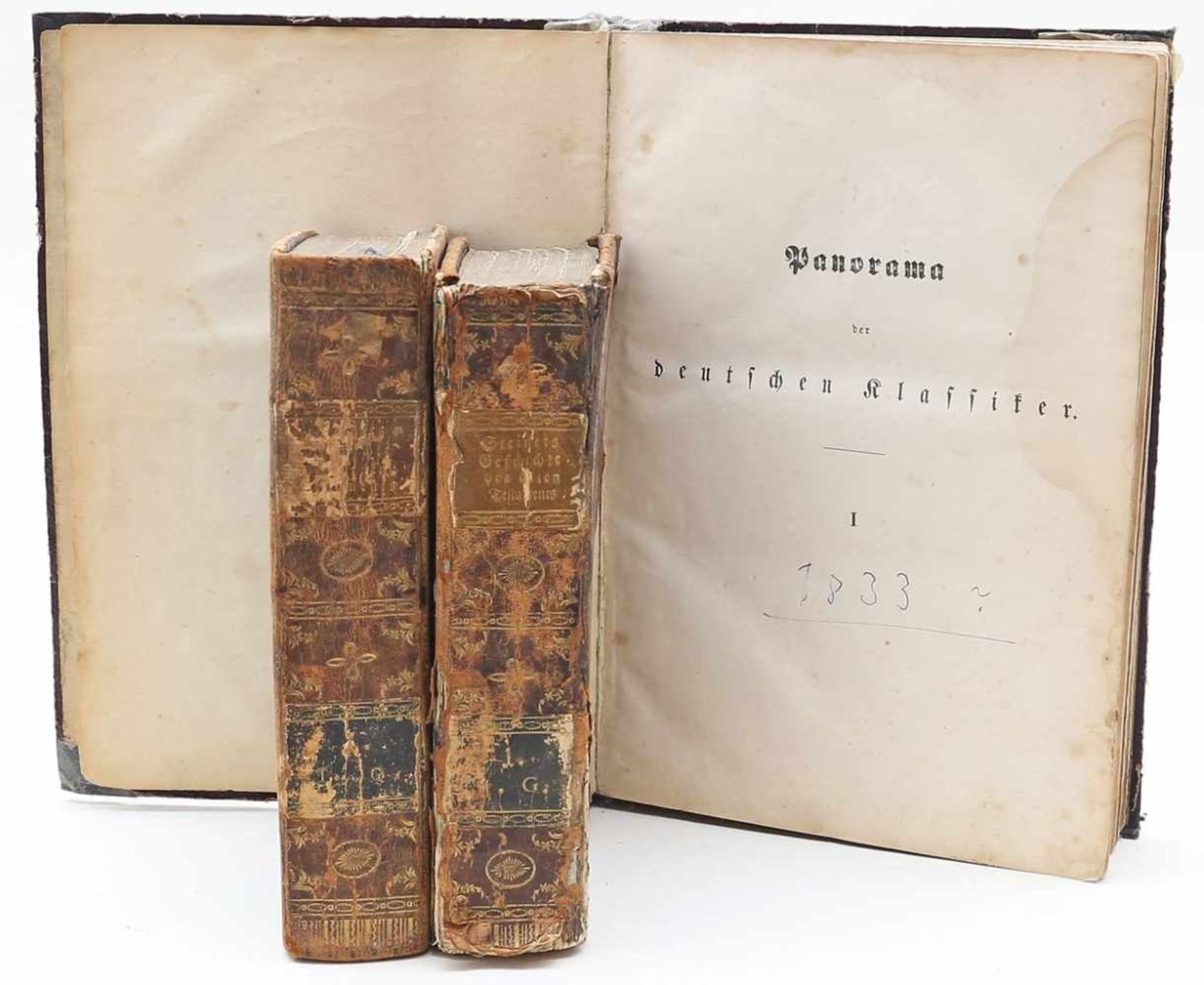 3 Bücher von 1807 bzw. 1833:2 Bände "J. J. Steiner's Geschichte des neuen Testaments", Wien 1807, je