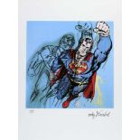 Warhol, Andy (1928-1987), nach"Superman". Granolithographie/Papier, re. u. Drucksign. und li. u. Ex.