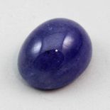 Großer Tansanit, 34,78 ct.Ovales Cabochon. Opak, min. best.- - -19.33 % buyer's premium on the