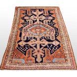 Malayer, ca. 207x 128 cm.EHZ 3, Fransen beschnitten.- - -19.33 % buyer's premium on the hammer