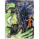 Chagall, Marc (1887 Witebsk - Paul de Vence 1985)"Le Profil et l'Enfant". Farblithographie (l.
