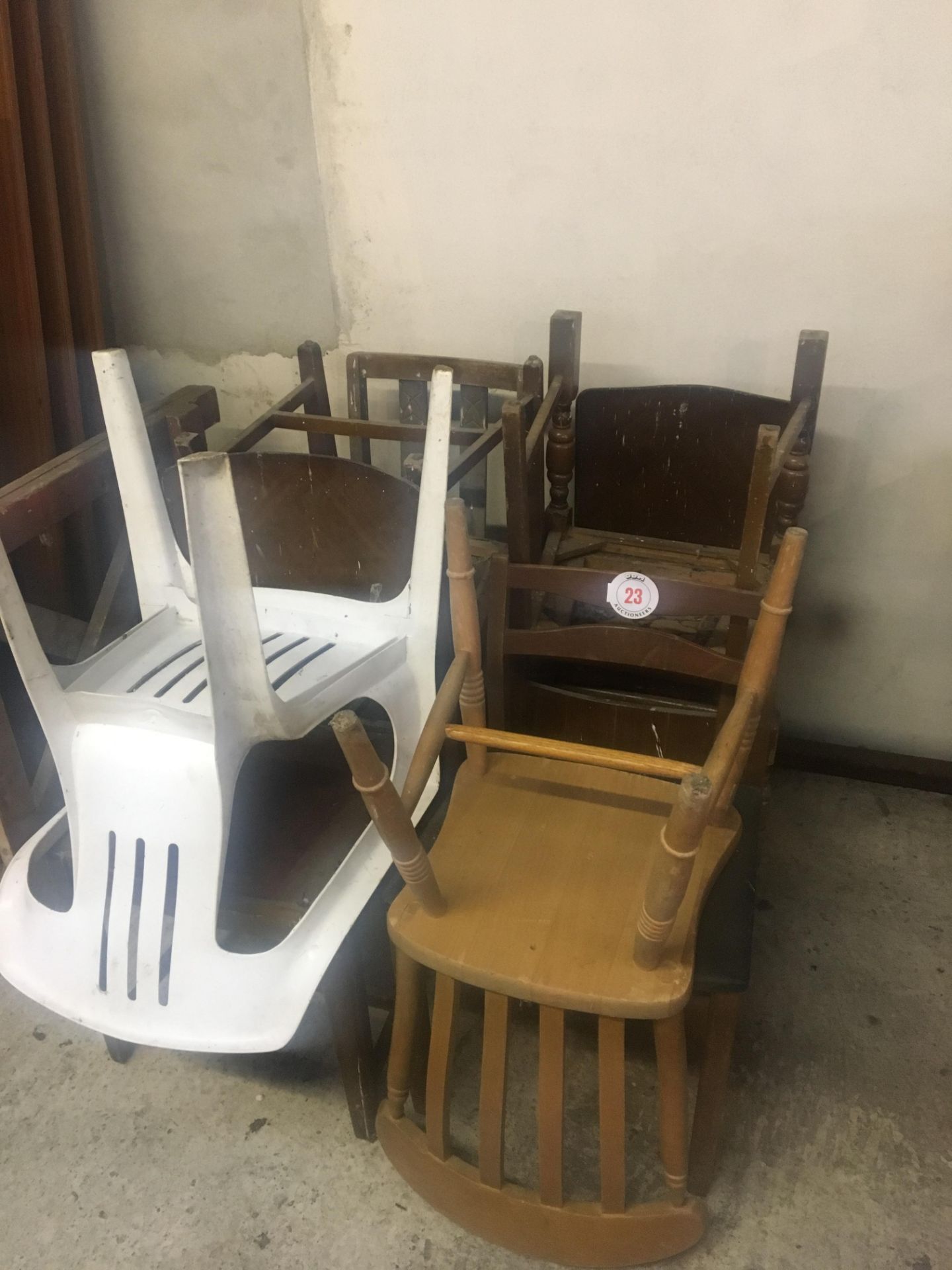 Assortment of wooden Chairs