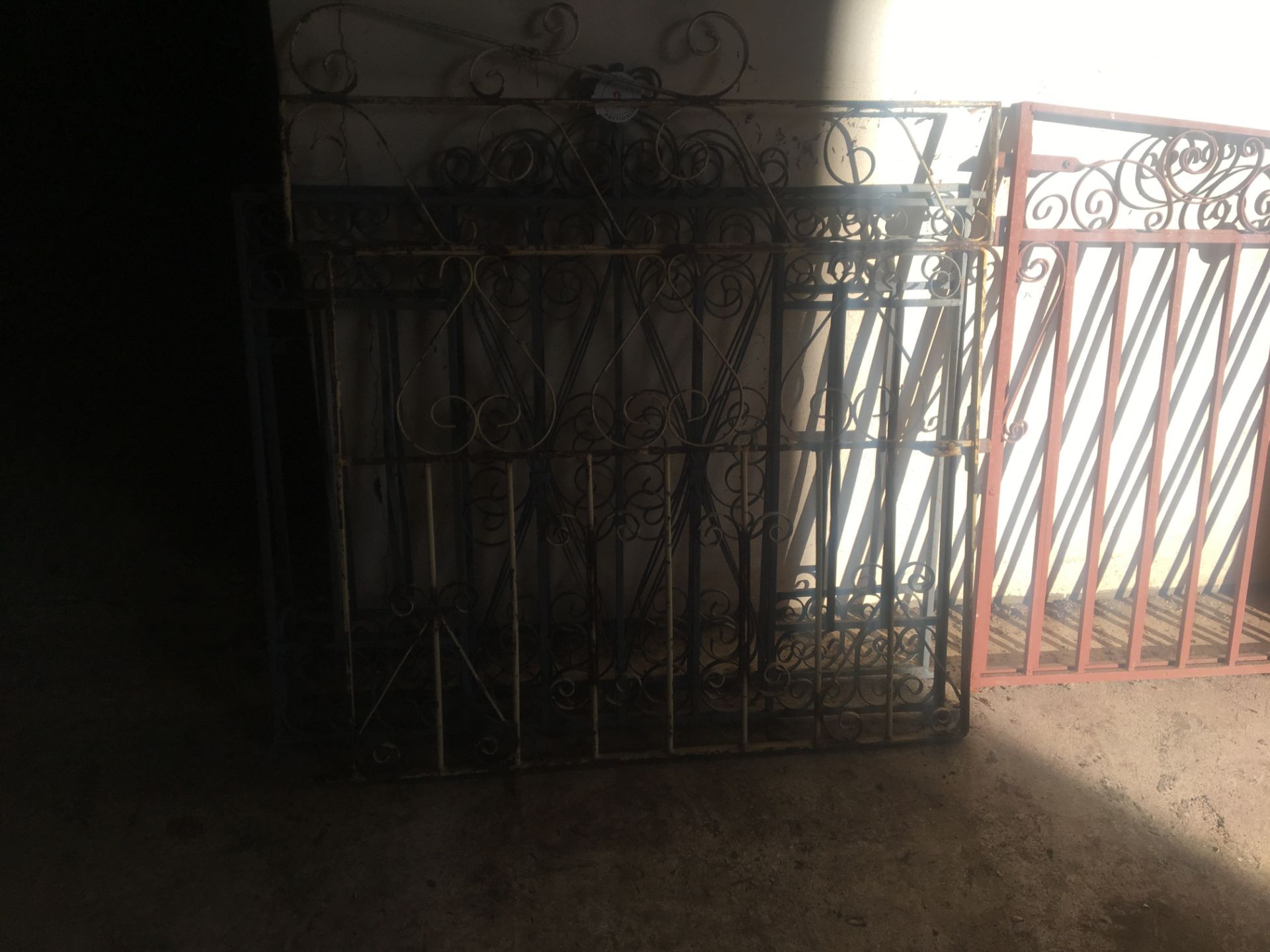Pair of metal Gates