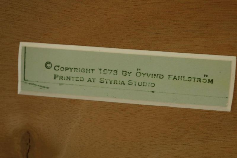 FAHLSTRöM, ÖYVIND (1928-1976), ges. r.o., $180 Bill, serigrafie 67/300 30 x 22 cm. - Image 4 of 5