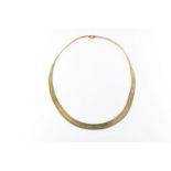 Gouden collier, gew. 51gr. 585/000A yellow gold necklace w. 51gr. 14kt.