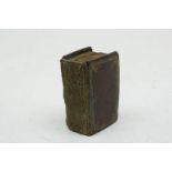 Miniatuur Psalmenboek anno 1649, Kaft van latere datumMiniature psalmbook, aprox. 1649, binding of a