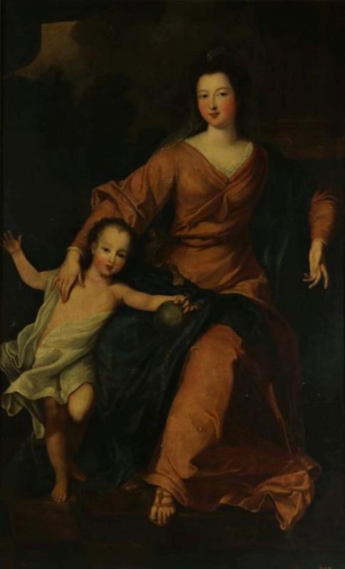 GOBERT, PIERRE (1662-1744), onges. toegschreven aan, Portret van Madame Françoise-Marie de