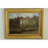 STREEFKERK, CARL AUGUST (1884-1968), ges. l.o., gezicht op de Lijnbaansgracht te Amsterdam, doek