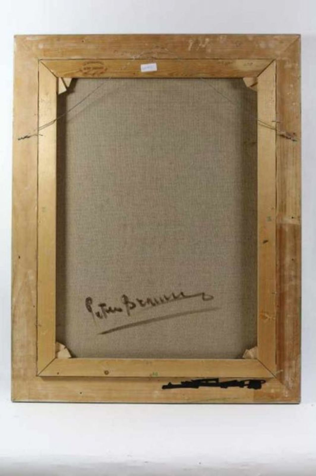 BROUWER, PETER, ges. l.o., stilleven met zonnebloemen, doek 80 x 60 cm. - Bild 4 aus 4