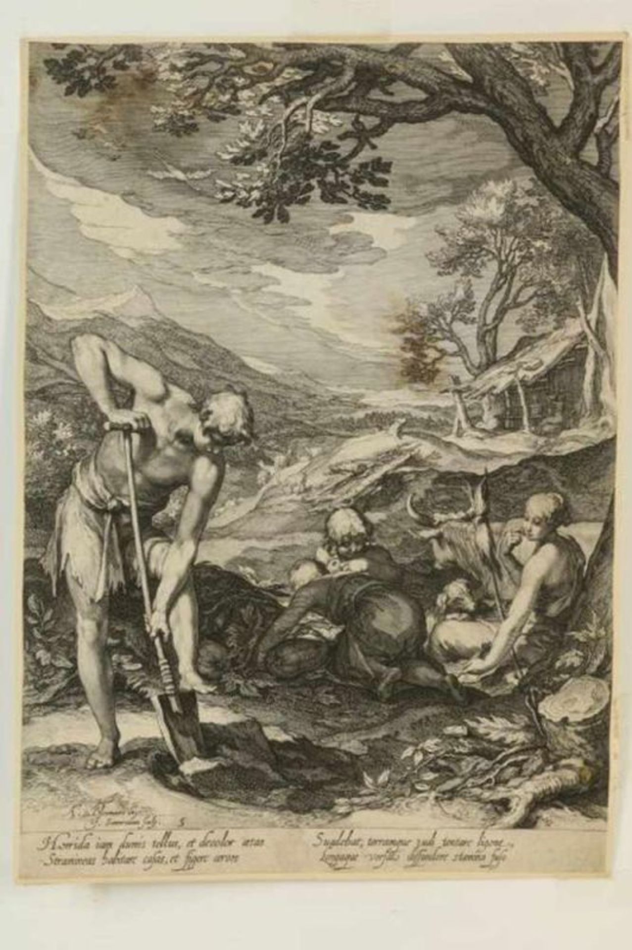 SAENREDAM, JAN PIETERSZ. (1565-1607), naar BLOEMAERT ABRAHAM (1564-1651), gedat. 1604, Serie van 3 - Bild 2 aus 4