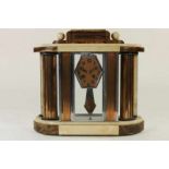 Pendule in Art Deco marmeren kast, ca. 1925, h. 39 cm.