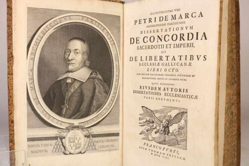 MARCA, P. de. Dissertationum de concordia sacerdotii et imperii, seu de libertatibus ecclesiae - Image 3 of 4