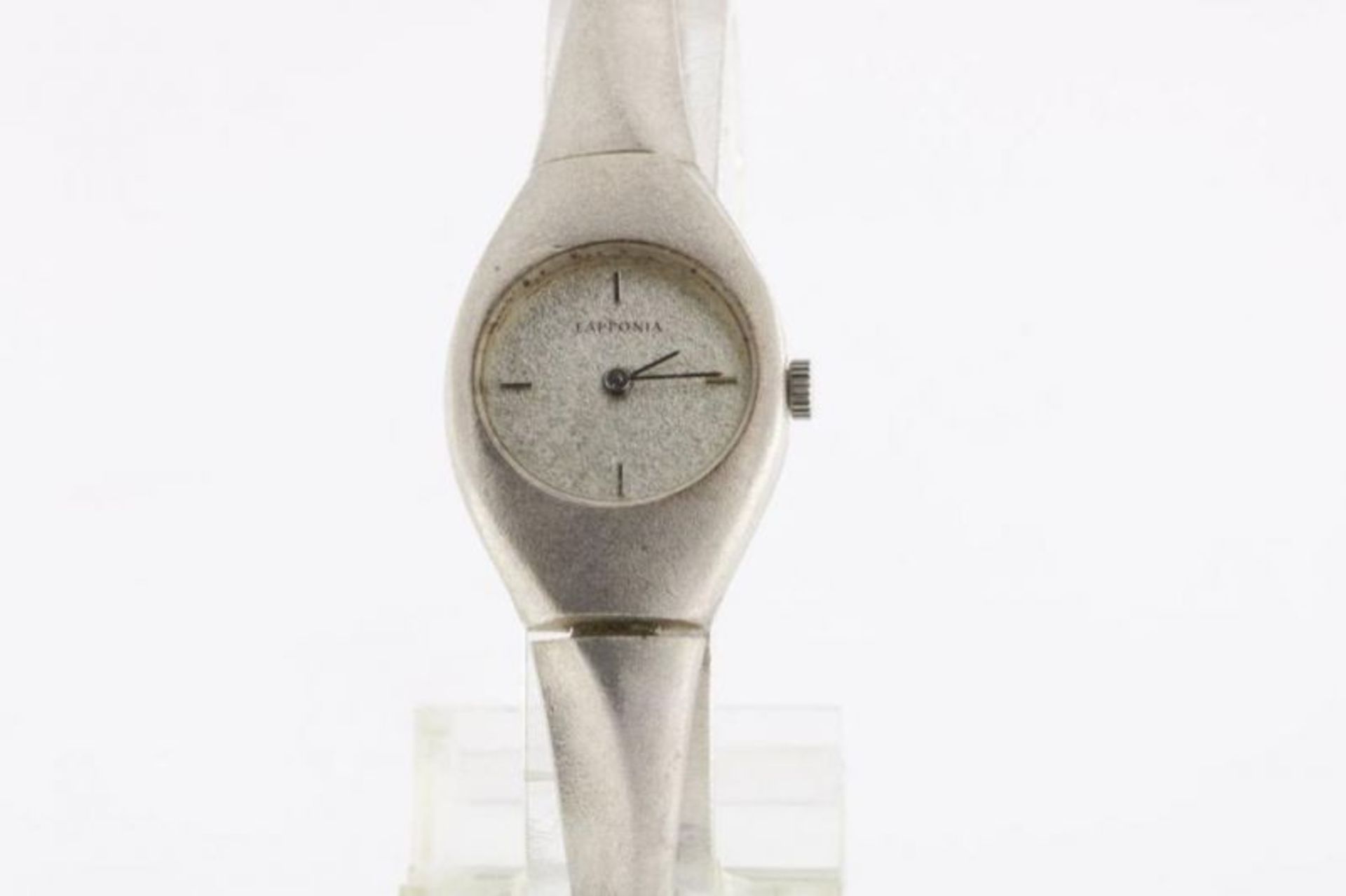 LAPONIA armband en horloge, zilver geh. 925/000, br.gew. 63gr. A lot with LAPONIA bracelet and watch - Bild 2 aus 3