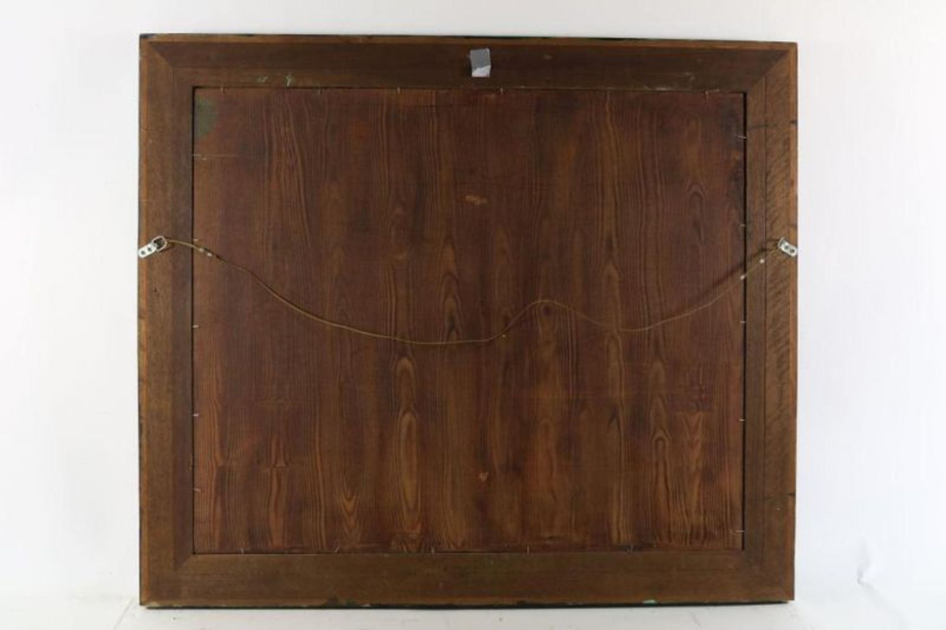 HECK, ED VAN, ges. r.o. appels in mand en schaal op Kelim tapijt, paneel 76 x 91 cm. Heck, Ed van, - Bild 4 aus 4