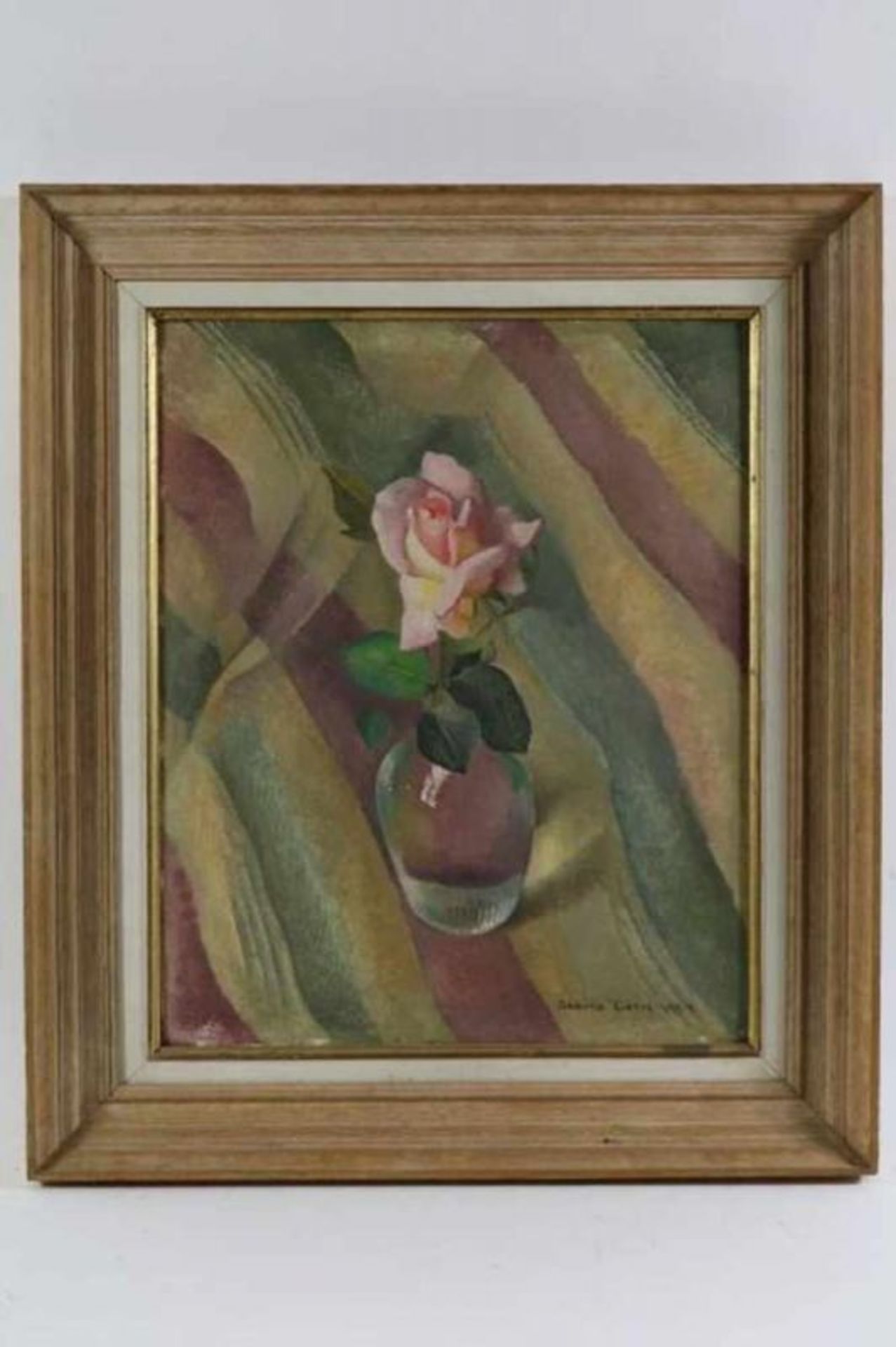 GOTH, SARIKA (1900-1991), ges. en gedat. 1954 r.o., 'de rose roos', board 48 x 40 cm. - Bild 2 aus 4
