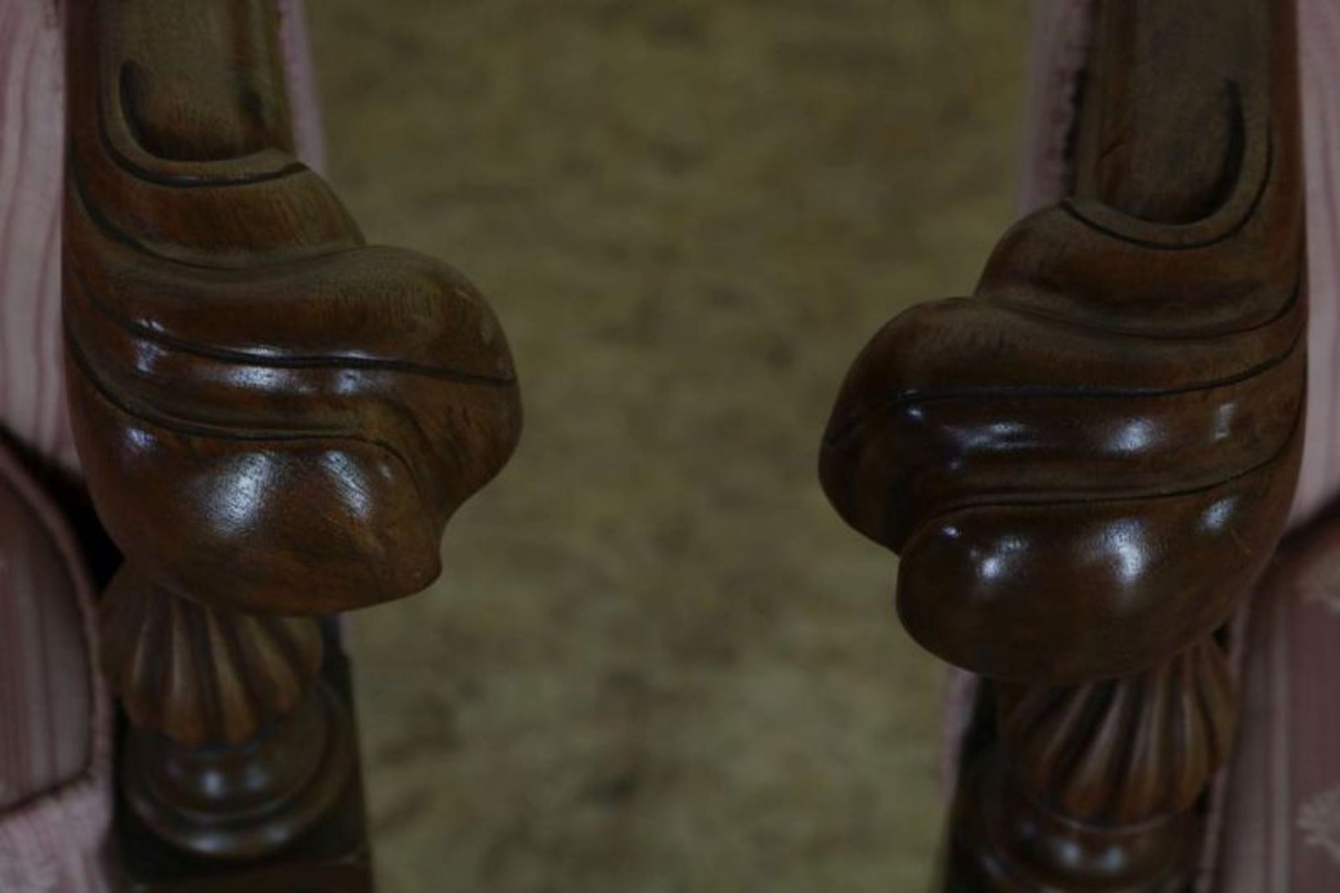 Stel mahonie armstoelen in Raffles-stijl. - Bild 2 aus 3