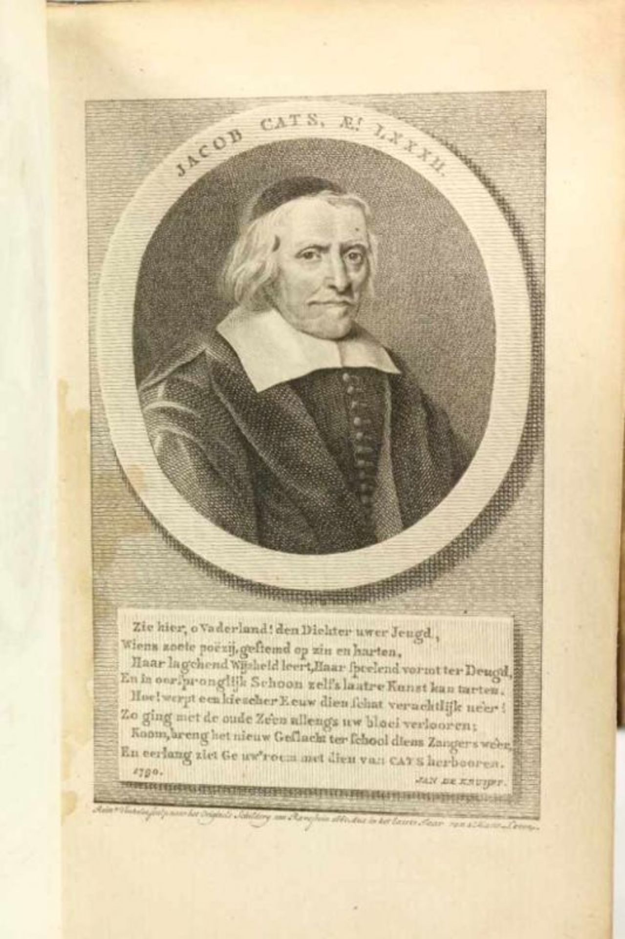 17 delen Alle De Werken van Jacob Cats, uitgegeven door Mr. R. Feith. te Amsterdam bij Johannes - Bild 2 aus 3