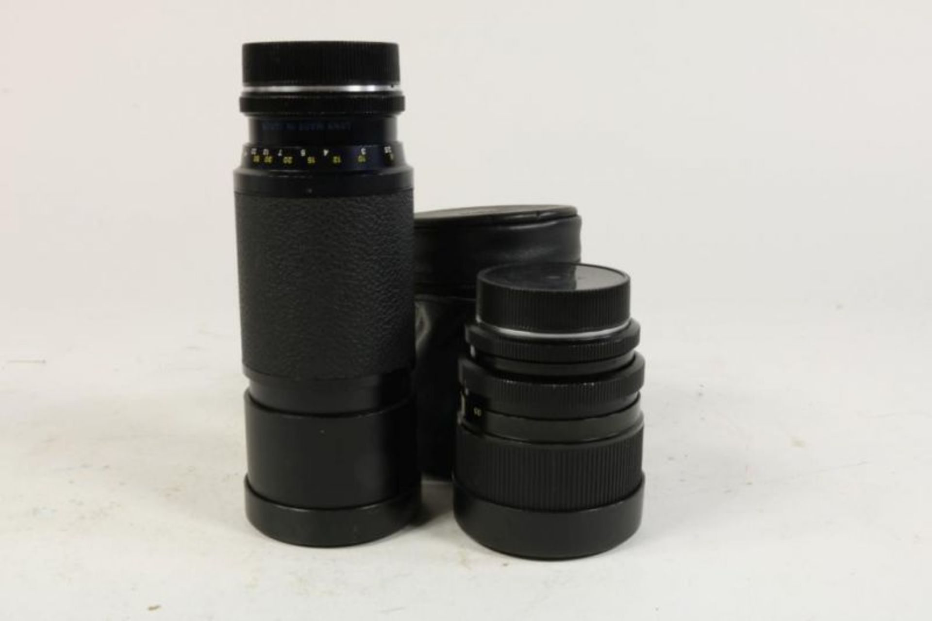 Leica RE spiegelreflexcamera met diverse lensen, macro-ring, waarbij originele doos - Bild 5 aus 5
