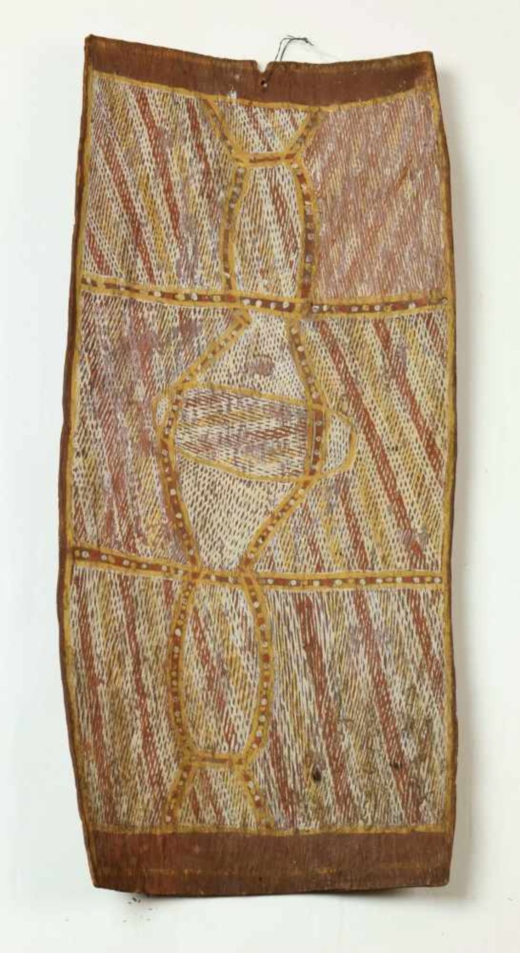 Australia, three Aboriginal bark paintings,one with titel 'Lightning Man', one with ancestral turtle - Bild 3 aus 4
