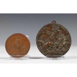 Bronzen plaquette door Warin, 1630 (Richelieu) en penning Louis XVI2; Vraag juul ivm waarde