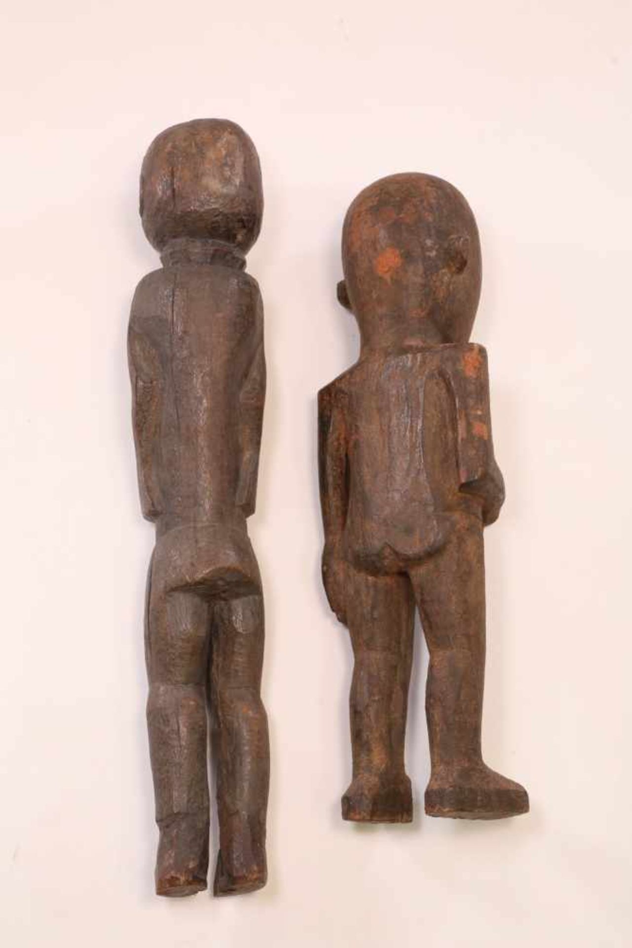 Nigeria, Tiv, wooden statue.herewith wooden statue; h. 78 cm.; 2400