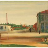 Theo Champion (1887-1952)Figuren op straat; doek; 50 x 51 cm.; gesign. l.o., 1922; Tom Lenders,