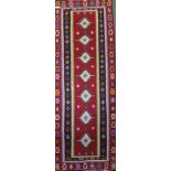 Turkije, Kelim kleed; 377 x 135 cm.; [1]400
