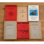 Nineteen books on various Chinese topics, three volumes of Sotheby’s auction of The Edward T. Chow