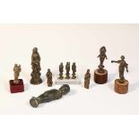 Frankrijk/Italië, diverse antieke kleine bronzen, vnl. 18e/19e eeuw;o.a. 'Grand Tour'. Herkomst: