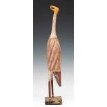 Australia, Tiwi, wooden bird figure,painted with natural pigments. ; h. 58 cm.; Tom Lenders,
