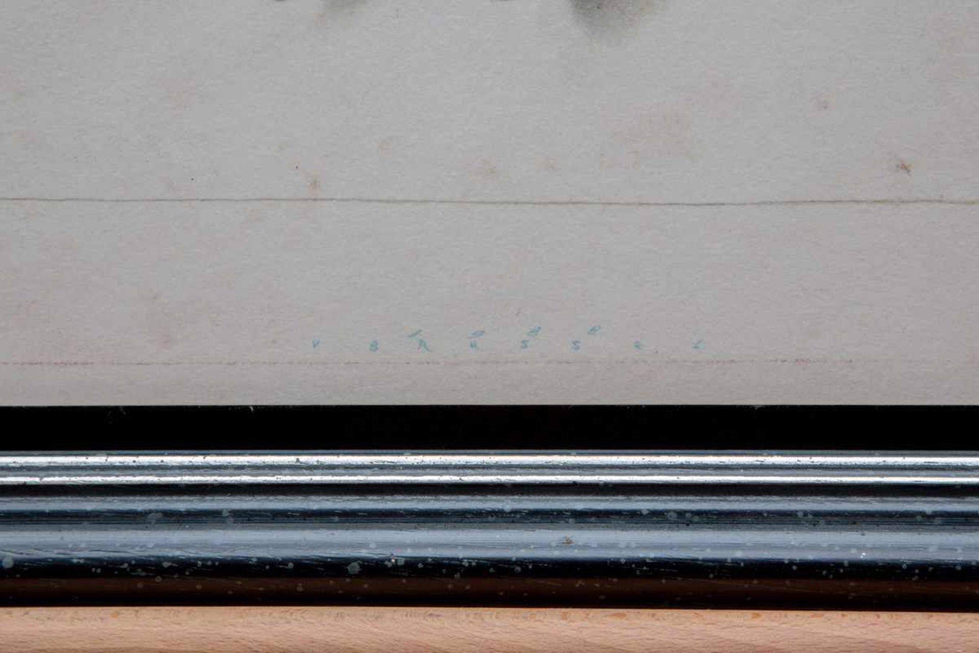 Anneke van Brussel (geb. 1949)Stilleven met schelpen, een slak en een bel; paneel; 26 x 26 cm.; - Bild 3 aus 3