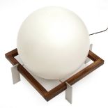 Ton Alberts, vloerlamp, model 'Zodiac' D2080, voor RAAK lighting,met palissanderhouten frame en vier