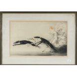 Louis Icart (1888-1950)'Vitesse'; kleurenets; 38 x 63 cm.; gesign. r.o., E. 167; 1600