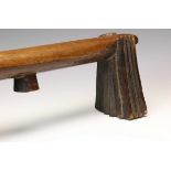 Swaziland, wooden neckrestwith a lug pendant in the middle under the crossbar and the legs with