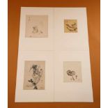 Japan, Kacho tekeningen / bloemen en vogels, de natuur, 19e eeuw; Tom Lenders, Amsterdam; 9;