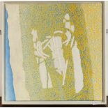 Jaap Hillenius (1934-1999)'Veronica'; doek; 50 x 50 cm.; gesign. l.o., 1997; Uit een Amsterdamse