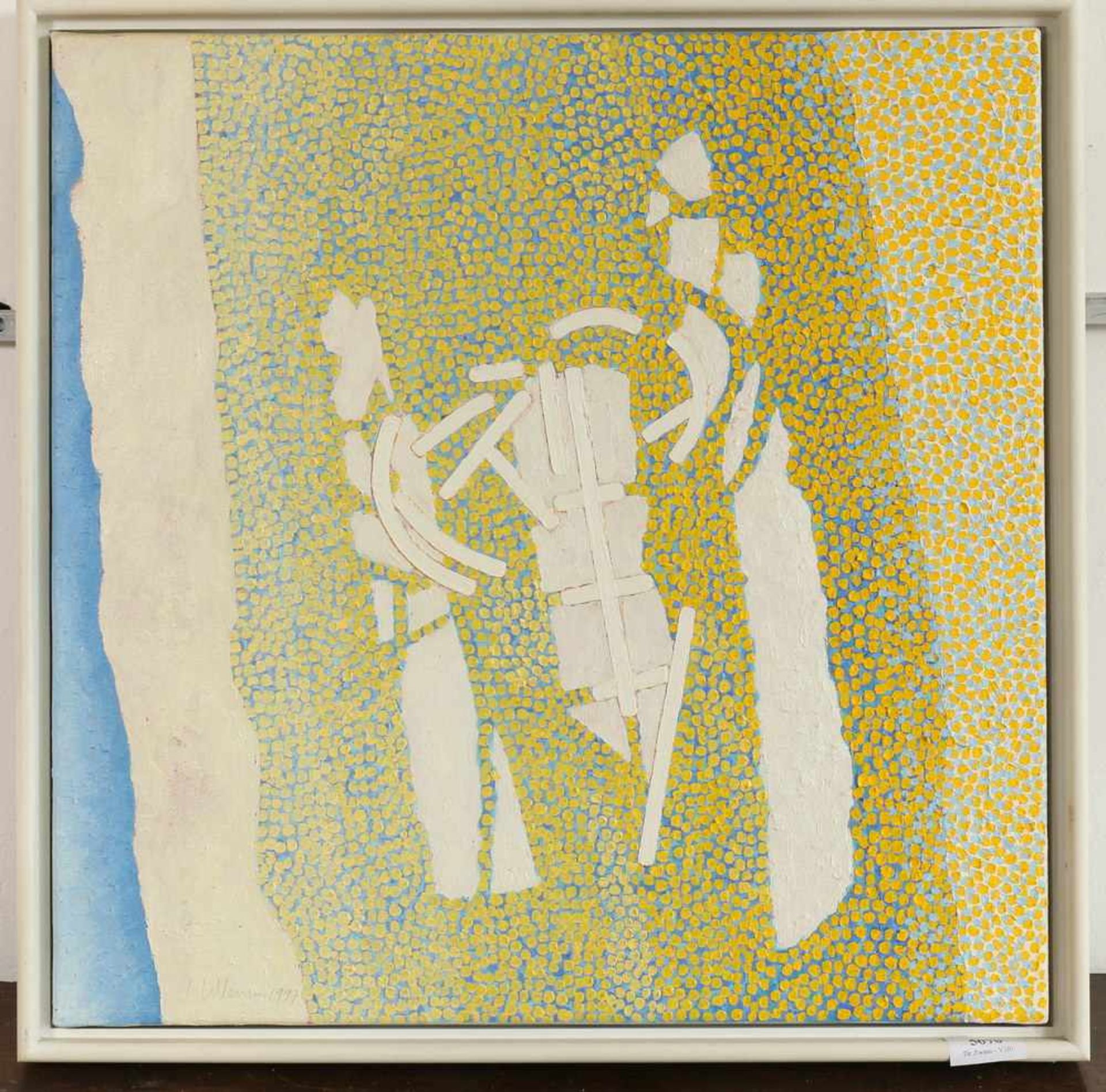 Jaap Hillenius (1934-1999)'Veronica'; doek; 50 x 50 cm.; gesign. l.o., 1997; Uit een Amsterdamse