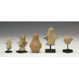 Indus Valei, Pakistan, Mehrgarh, 3000-2400 BC., collection of five various Idols;in different