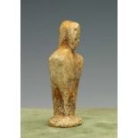 Arctic Circle, Alaska, St. Lawrence Island, ivory busteof a male figure. Possible ancient find,