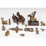 Diverse bronzen objecten,w.b. China en Koptisch; Herkomst: Collectie Cserno, Amsterdam; zkj120