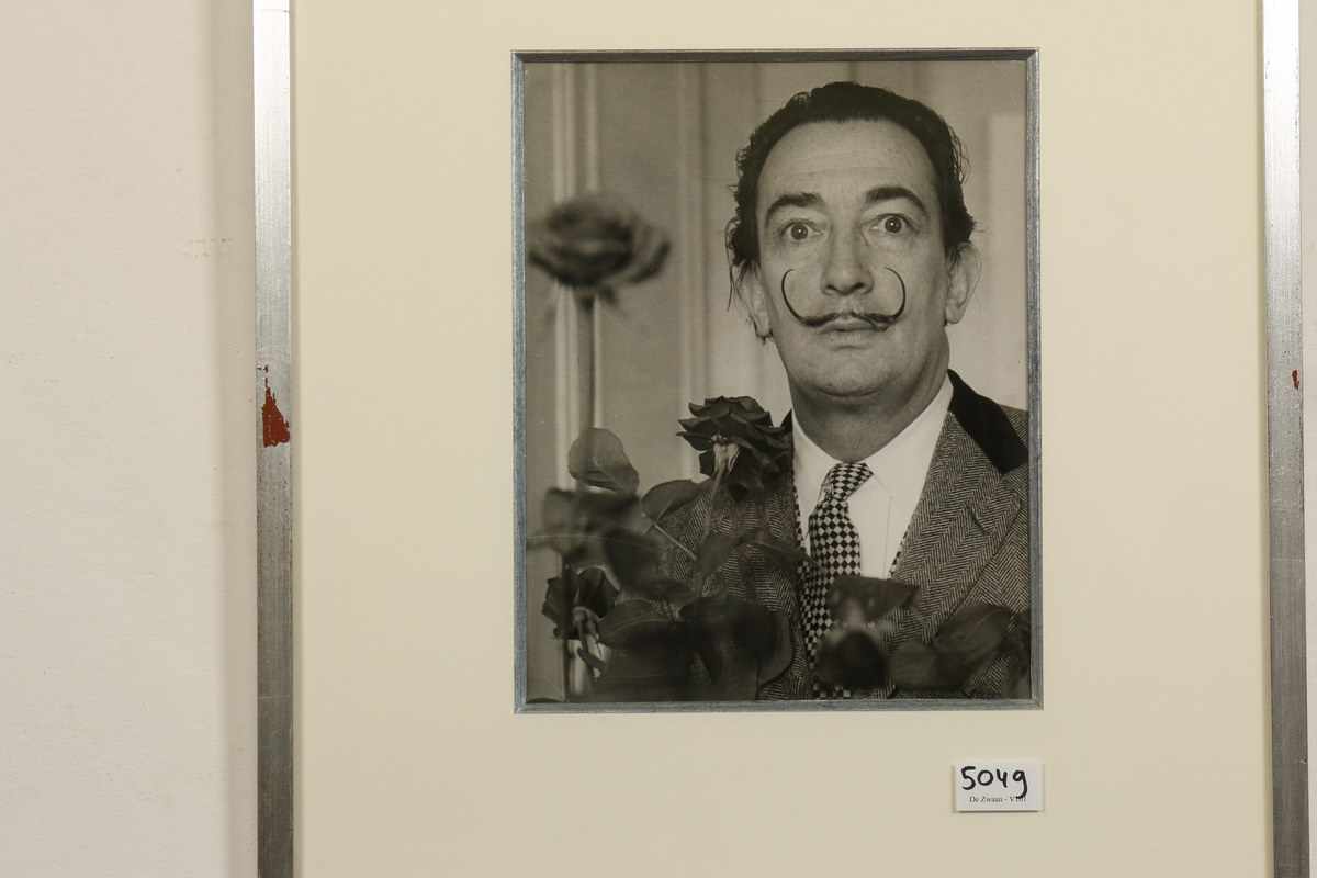 Paul Almsy (1926-2003)Salvador Dali; silver print; 29 x 22 cm.; verso stempel; 1200 - Image 3 of 4