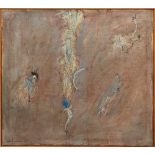 Jurjen de Haan (1936-2018)Zonder titel; doek; 90 x 100 cm.; gesign. l.o.,'55, tentoonstelling: '